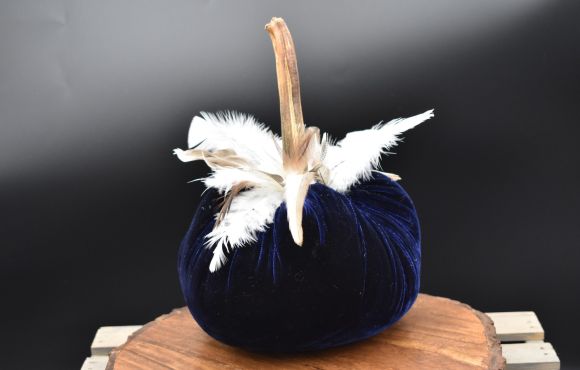 Feathered Extra Large Pumpkins