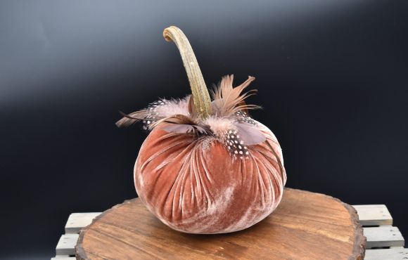 Feathered Large Pumpkin